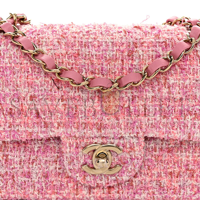 CHANEL MINI TWEED FLAP BAG 155672 (20*13*7cm)